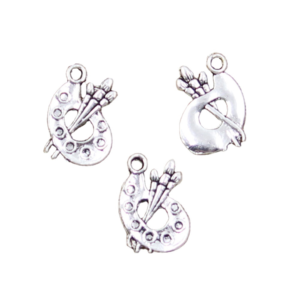 20pcs Charms Videos Plate 16x1 - огляд і ціна Jewelry Making Videos