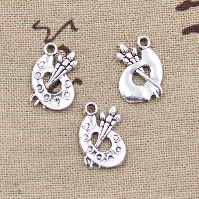 20pcs Charms Videos Plate 16x1 - огляд і ціна Jewelry Making Videos