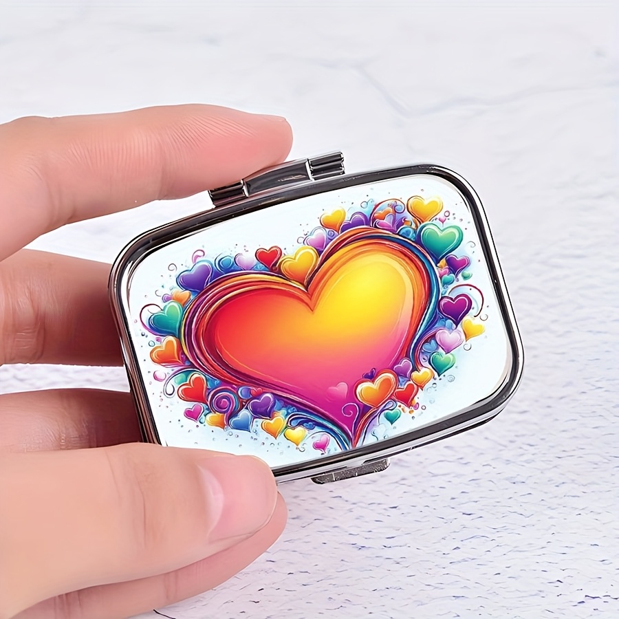 A Heart-Shaped Mini Pill Box,  - огляд і ціна Jewelry Making Store