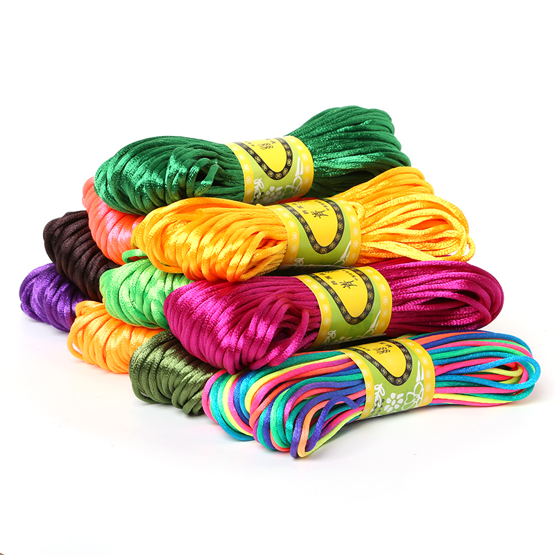 2.5mm 20 Meters Soft Satin Rat - огляд і ціна Knotting Cord Silk