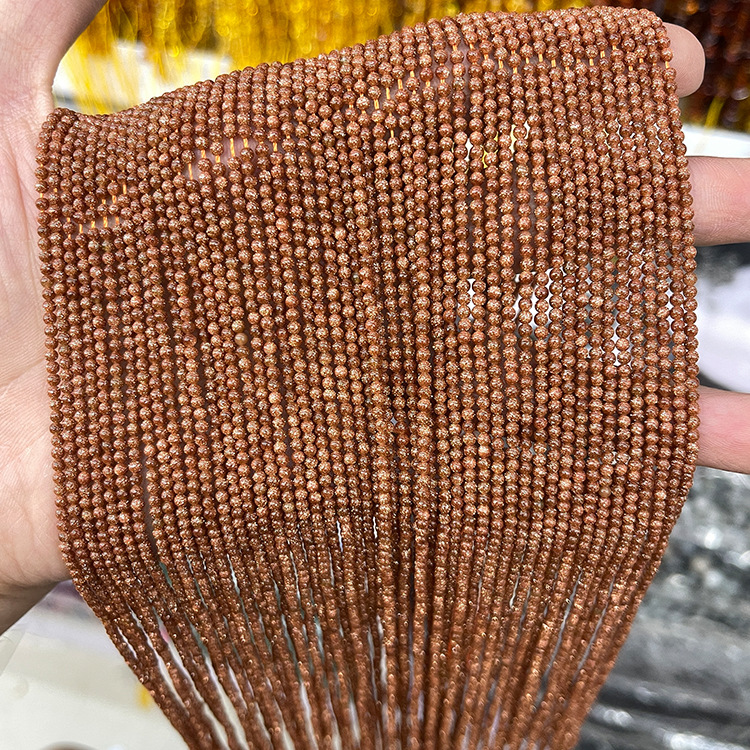 3mm natural stone beads granet - огляд і ціна Jewelry Making Store
