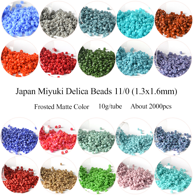 11/0 Japan Miyuki Delica Beads - огляд і ціна Jewelry Making Japan