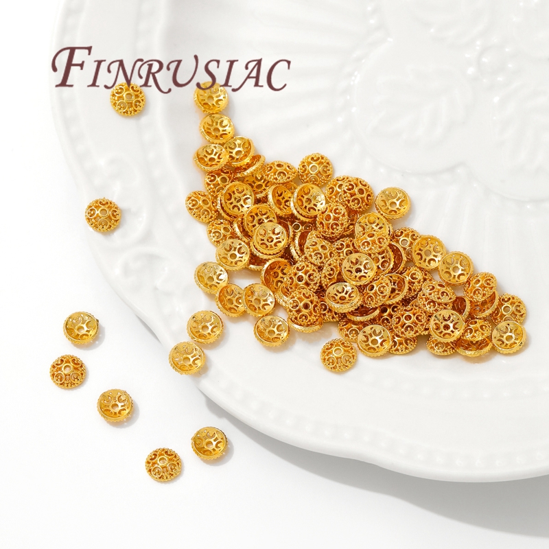 6mm 18K Gold Plated Beads Caps - огляд і ціна Bead Cap Flower