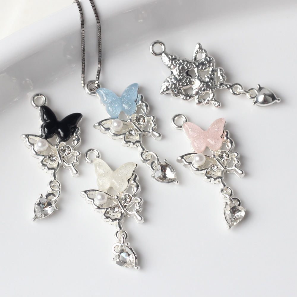 10Pcs/pack Simple Alloy Zircon - огляд і ціна Jewelry Making Japan