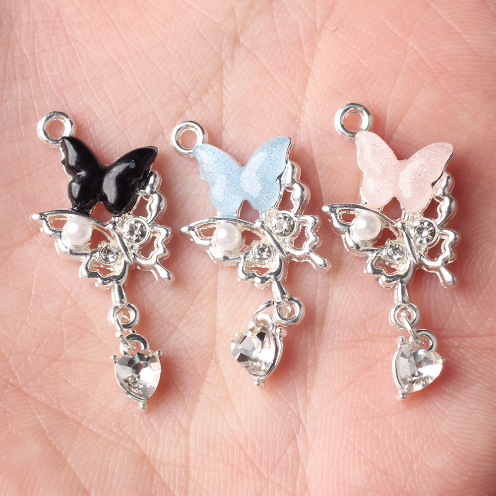 10Pcs/pack Simple Alloy Zircon - огляд і ціна Jewelry Making Japan