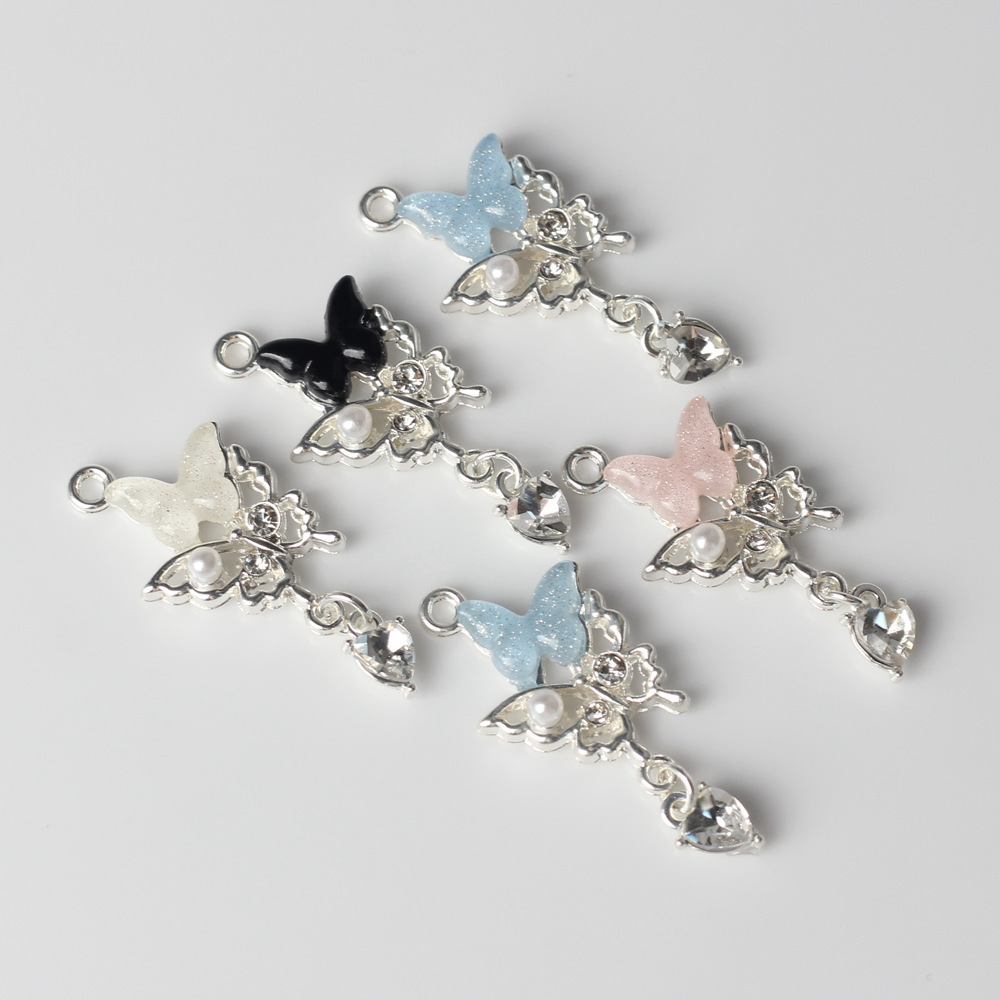 10Pcs/pack Simple Alloy Zircon - огляд і ціна Jewelry Making Japan