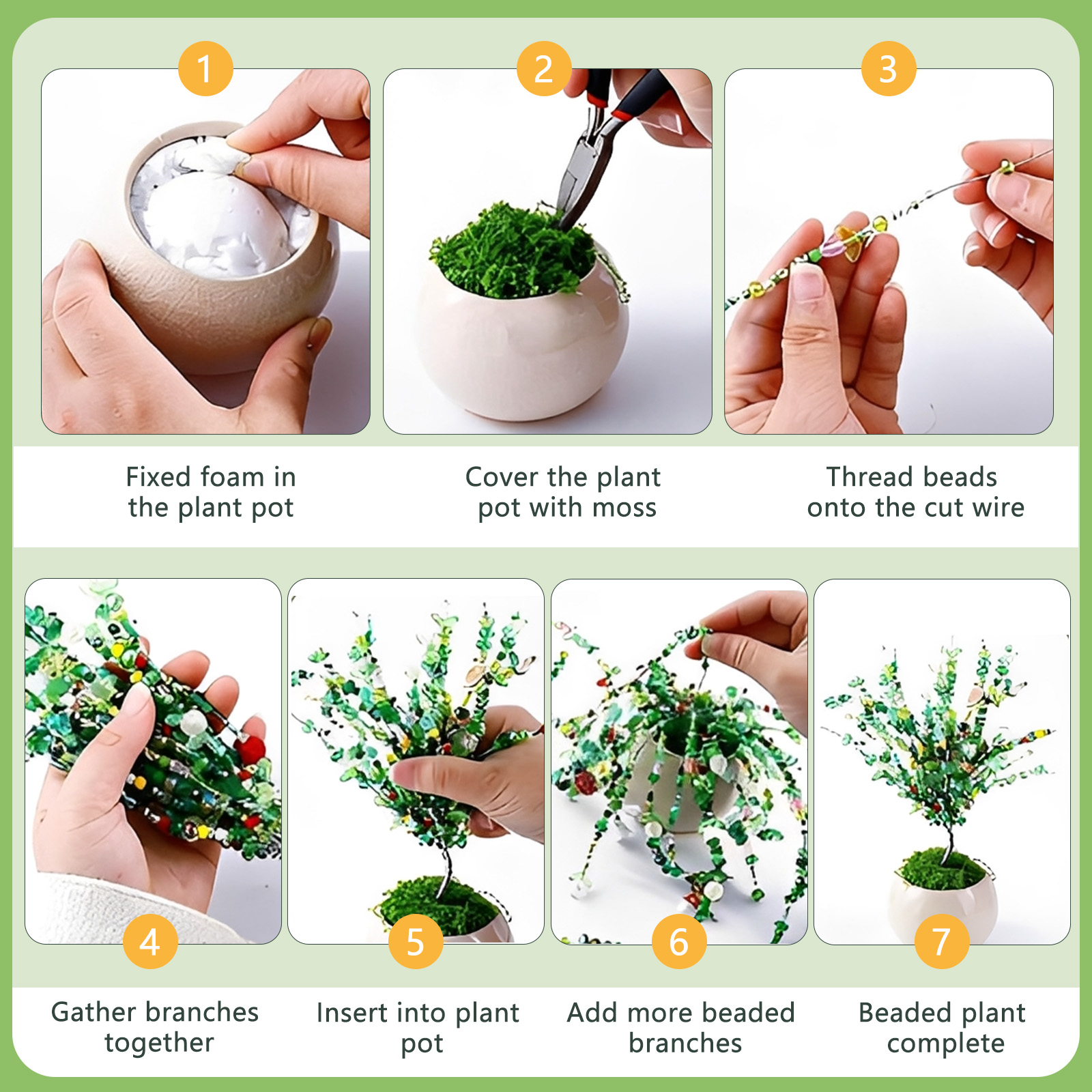 Beaded Plant Kit with Artifici - огляд і ціна Jewelry Making Videos