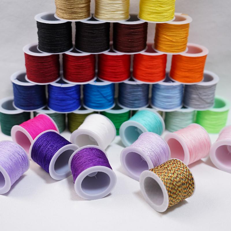 New 50M 0.8mm Crafts Nylon Cor - огляд і ціна Knotting Cord Silk