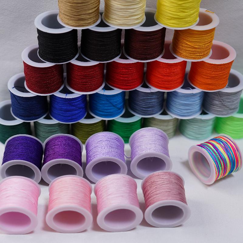 New 50M 0.8mm Crafts Nylon Cor - огляд і ціна Knotting Cord Silk