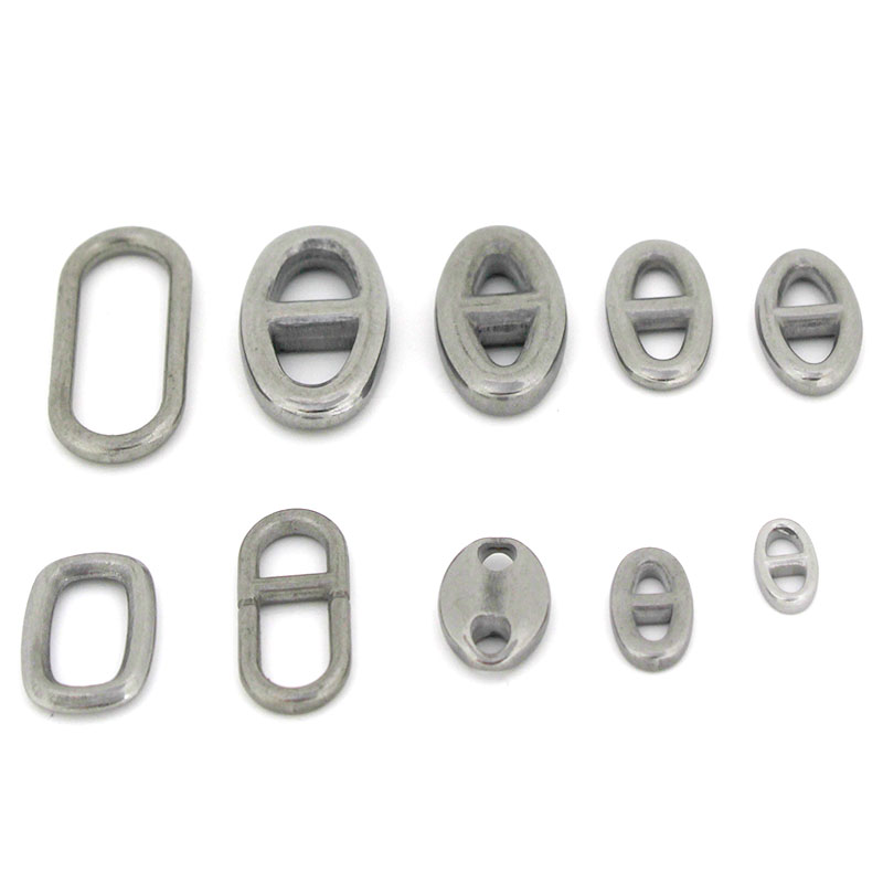 10Pcs Stainless Steel Double H - огляд і ціна Jewelry Making Charms