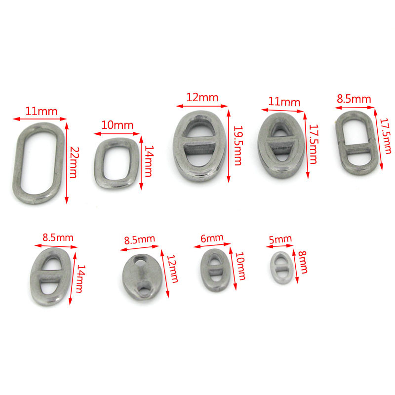10Pcs Stainless Steel Double H - огляд і ціна Jewelry Making Charms