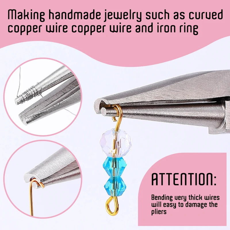 1Pcs Pink Wire Bending Tools R - огляд і ціна Jewelry Making Loop Pliers