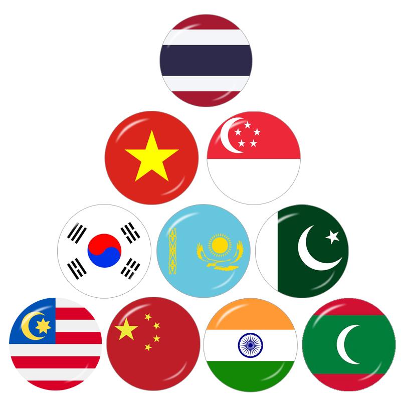 Asia Flag China Thailand Singa - огляд і ціна Jewelry Making Singapore