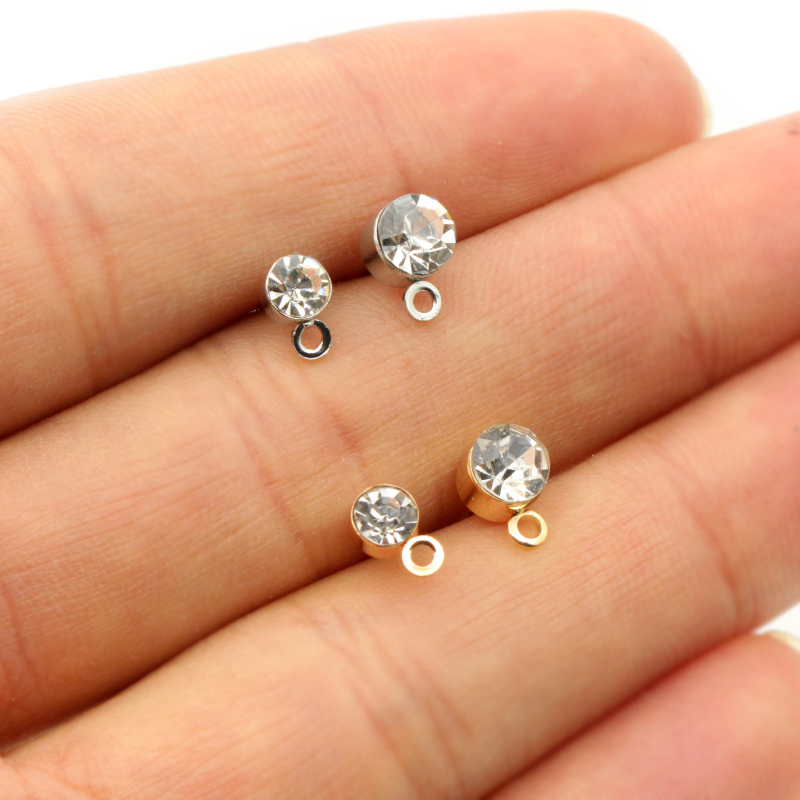 50pcs Stud Earrings Pins with  - огляд і ціна Jewelry Making Basics