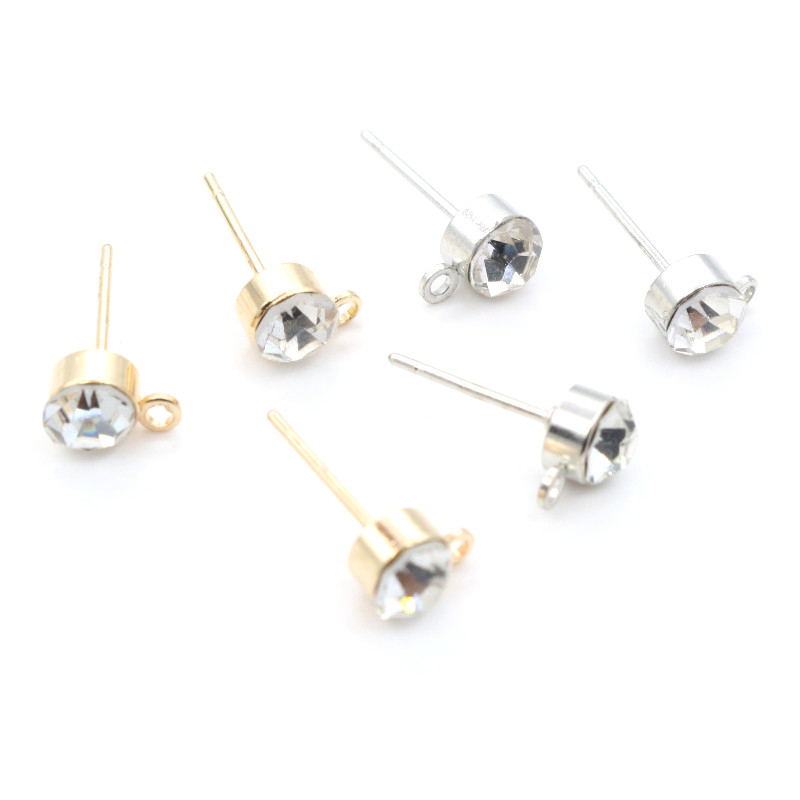 50pcs Stud Earrings Pins with  - огляд і ціна Jewelry Making Basics