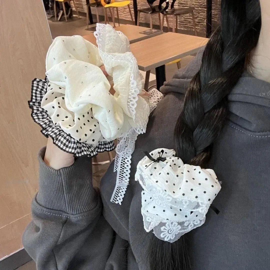 Gentle bow lace scrunchie, new - огляд і ціна Jewelry Making For Adults